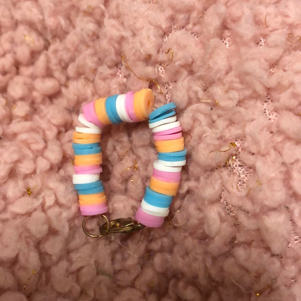 Clay beads ring invert women’s and kids